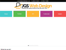 Tablet Screenshot of jgswebdesign.co.uk